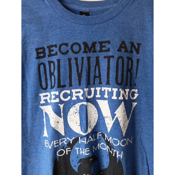 Harry Potter Fantastic Beasts Become An Obliviator T-Shirt Medium Lootcrate Blue - Picture 2 of 13